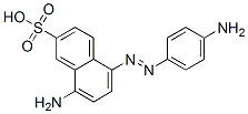CAS 登录号：85-67-6， 8-氨基-5-[(对氨基苯基)偶氮]萘-2-磺酸