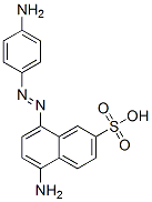 CAS 登录号：85-77-8， 5-氨基-8-[(对氨基苯基)偶氮]萘-2-磺酸