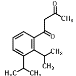 CAS#: 85005-62-5, 1-(2,3-Diisopropylphenyl)-1,3-butanedione