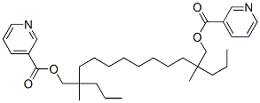 CAS#: 85018-81-1, [2,11-Dimethyl-2-Propyl-11-(Pyridine-3-Carbonyloxymethyl)Tetradecyl] Pyridine-3-Carboxylate