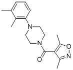 CAS#: 850183-33-4, (3,5-Dimethyl-4-Isoxazolyl)[4-(2,3-Dimethylphenyl)-1-Piperazinyl]-Methanone
