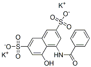 CAS 登录号：85030-19-9， 4-(苯甲酰基氨基)-5-羟基萘-2,7-二磺酸二钾