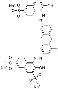 CAS#: 85030-31-5, 3-Hydroxy-4-[[4-[[4-[(2-Hydroxy-6-Sulpho-1-Naphthyl)Azo]-o-Tolyl]Methyl]-m-Tolyl]Azo]Naphthalene-2,7-Disulphonic Acid, Sodium Salt