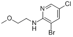 CAS 登录号：850349-94-9， 3-溴-5-氯-N-(2-甲氧基乙基)吡啶-2-胺