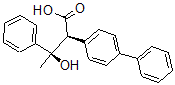 CAS 登录号:85045-62-1, (R',S')-(+)-alpha-(1-羟基-1-苯基乙基)-联苯乙酸