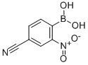CAS 登录号：850568-46-6， (4-氰基-2-硝基苯基)硼酸