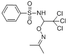 CAS 登录号：85095-85-8， N-(1-((异亚丙基氨基)氧基)-2,2,2-三氯乙基)-苯磺酰胺