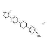 CAS 登录号：85098-66-4， 2,4-二氢-4-[4-[4-(4-甲氧基苯基)-1-哌嗪基]苯基]-3H-1,2,4-三唑-3-酮钠盐(1:1)