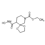 CAS#: 85118-31-6, Ethyl 10-(hydroxycarbamoyl)-1,4-dioxa-7-azaspiro[4.5]decane-7-carboxylate