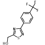 CAS#: 851224-81-2, {3-[4-(Trifluoromethyl)phenyl]-1,2,4-thiadiazol-5-yl}methanol