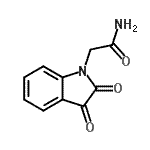 CAS#: 85124-17-0, 2-(2,3-Dioxo-2,3-dihydro-1H-indol-1-yl)acetamide