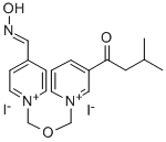 CAS 登录号:85126-24-5, 1-(((4-((羟基亚胺)甲基)吡啶并)甲氧基)甲基)-3-(3-甲基-1-氧代丁基)-吡啶鎓二碘化物