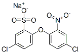 CAS 登录号:85136-03-4, 5-氯-2-(4-氯-2-硝基苯氧基)苯磺酸钠