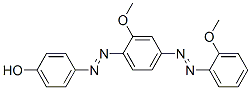 CAS 登录号：85136-55-6， 4-[[2-甲氧基-4-[(2-甲氧基苯基)偶氮]苯基]偶氮]苯酚