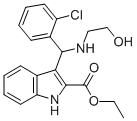 CAS#: 85138-07-4, 3-[(2-Chlorophenyl)(2-Hydroxyethylamino)Methyl]-1H-Indole-2-Carboxylic Acid Ethyl Ester