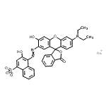 CAS#: 85153-22-6, Sodium 4-{[6'-(diethylamino)-3'-hydroxy-3-oxo-3H-spiro[2-benzofuran-1,9'-xanthen]-2'-yl]diazenyl}-3-hydroxy-1-naphthalenesulfonate