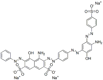 CAS#: 85153-25-9, Trisodium 4-Amino-3-[[4-[[4-Amino-2-Hydroxy-5-[(4-Sulphonatophenyl)Azo]Phenyl]Azo]Phenyl]Azo]-5-Hydroxy-6-(Phenylazo)Naphthalene-2,7-Disulphonate