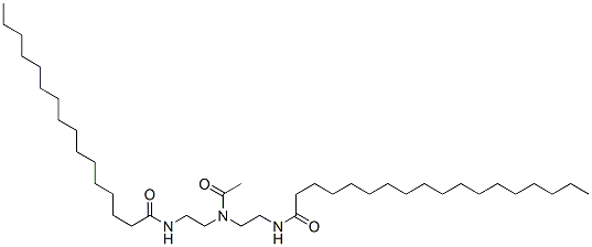 CAS 登录号：85154-11-6， N-[2-[乙酰基[2-[(1-氧代十六烷基)氨基]乙基]氨基]乙基]硬脂酰胺