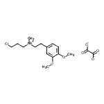 CAS 登录号：85226-25-1， N-(3-氯丙基)-3,4-二甲氧基-N-甲基-苯乙铵草酸盐(1:1)