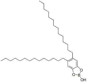 CAS 登录号:85252-27-3, 2-羟基-5,6-双十四烷基-1,3,2-苯并二氧硼烷
