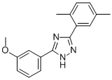 CAS#: 85303-93-1, 5-(3-Methoxyphenyl)-3-(2,5-Xylyl)-1H-1,2,4-Triazole
