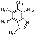 CAS#: 85311-40-6, 1,5,6-Trimethyl-1H-benzimidazole-4,7-diamine