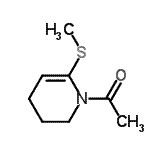 CAS 登录号：85312-20-5， 1-[6-(甲硫基)-3,4-二氢-1(2H)-吡啶基]乙酮