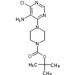 CAS#: 853679-43-3, 2-Methyl-2-propanyl 4-(5-amino-6-chloro-4-pyrimidinyl)-1-piperazinecarboxylate