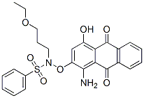 CAS#: 85371-62-6, [(1-Amino-9,10-Dihydro-4-Hydroxy-9,10-Dioxo-2-Anthryl)Oxy]-N-(3-Ethoxypropyl)Benzenesulphonamide