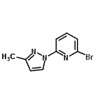 CAS#: 853748-41-1, 2-Bromo-6-(3-methyl-1H-pyrazol-1-yl)pyridine