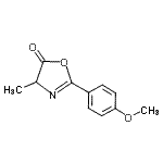 CAS#: 85380-77-4, 2-(4-Methoxyphenyl)-4-methyl-1,3-oxazol-5(4H)-one