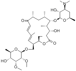 CAS 登录号：85382-79-2， 19-去甲酰基-4'-脱氧脱碳霉糖泰乐菌素