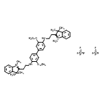 CAS 登录号：85391-36-2， 2,2'-[(3,3'-二甲氧基-4,4'-联苯二基)二(亚氨基-2,1-乙二基)]二(1,3,3-三甲基-3H-吲哚鎓)二四氟硼酸盐