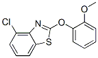 CAS 登录号：85391-71-5， 4-氯-2-(2-甲氧基苯氧基)苯并噻唑