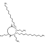 CAS 登录号：85391-81-7， 2,4-二丁基-2,4-二(十二烷基硫基)-7-(乙硫基)-1,5-二氧杂-3-硫杂-2,4-二锡代环十一烷-6,11-二酮