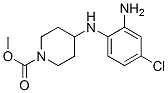 CAS 登录号：85391-82-8， 甲基4-[(2-氨基-4-氯苯基)氨基]哌啶-1-羧酸酯