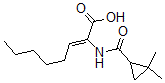 CAS 登录号：85394-14-5， (Z)-2-[(2,2-二甲基环丙烷羰基)氨基]辛-2-烯酸