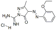 CAS#: 85409-33-2, 4-[(2-Ethoxyphenyl)Azo]-4,5-Dihydro-3-Methyl-5-Oxo-1H-Pyrazole-1-Carboxamidine Monohydrochloride