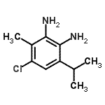CAS#: 854403-52-4, 4-Chloro-6-isopropyl-3-methyl-1,2-benzenediamine