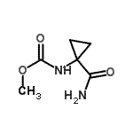 CAS 登录号：85452-46-6， 甲基(1-氨基甲酰环丙基)氨基甲酸酯