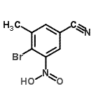 CAS#: 854627-73-9, 4-Bromo-3-methyl-5-nitrobenzonitrile