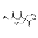 CAS 登录号：854851-22-2， 2-乙基-2-[(甲基硫代氨基甲酰)氨基甲酰]丁酸