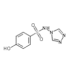 CAS#: 855426-27-6, 4-Hydroxy-N-(4H-1,2,4-triazol-4-yl)benzenesulfonamide