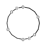 CAS 登录号：85567-22-2， 2,5,8,10,13,16,17,20,23-九氧杂-1,9-二硼杂双环[7.7.7]二十三烷