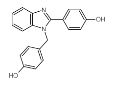 CAS 登录号：85573-17-7， 4-((2-(4-羟基苯基)-1H-苯并咪唑-1-基)甲基)苯酚