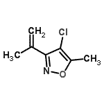 CAS#: 855746-90-6, 4-Chloro-3-isopropenyl-5-methyl-1,2-oxazole
