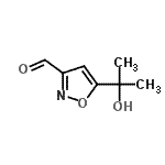 CAS#: 855747-31-8, 5-(2-Hydroxy-2-propanyl)-1,2-oxazole-3-carbaldehyde