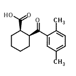 CAS#: 85603-45-8, (1R,2S)-2-(2,5-Dimethylbenzoyl)cyclohexanecarboxylic acid