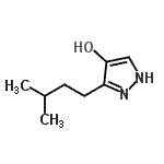 CAS#: 856058-38-3, 3-(3-Methylbutyl)-1H-pyrazol-4-ol