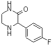 CAS 登录号：85606-96-8， 3-(4-氟苯基)-2-哌嗪酮